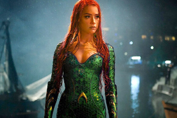 Amber Heard, star du prochain film de HBO-Max "Aquaman".