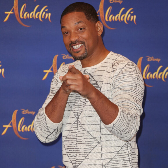 Will Smith - Photocall de la conférence de presse du film Aladdin à Londres le 10 mai 2019. 