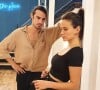 Lucie Lucas et son partenaire Anthony Colette dans l'émission "Danse avec les stars".