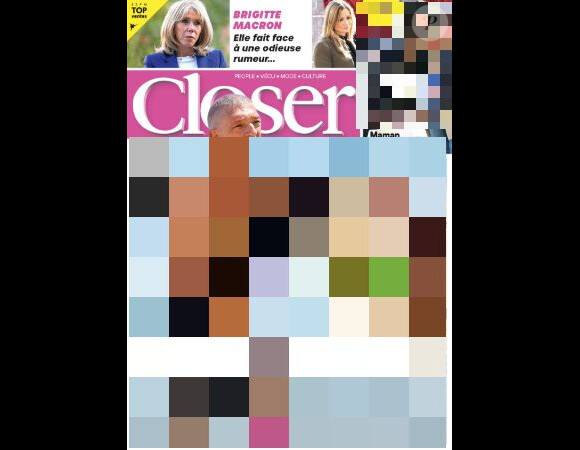 Magazine "Closer", en kiosques le 17 décembre 2021.