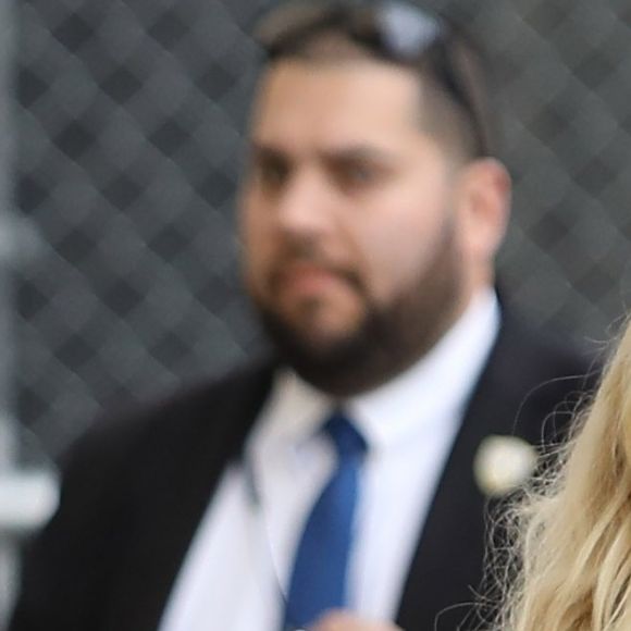 Jessica Simpson arrive à l'émission "Jimmy Kimmel Live!" à Los Angeles, le 29 janvier 2020.