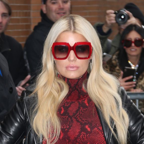 Jessica Simpson fait la promotion de son livre "Open Book" à New York, le 5 février 2020.