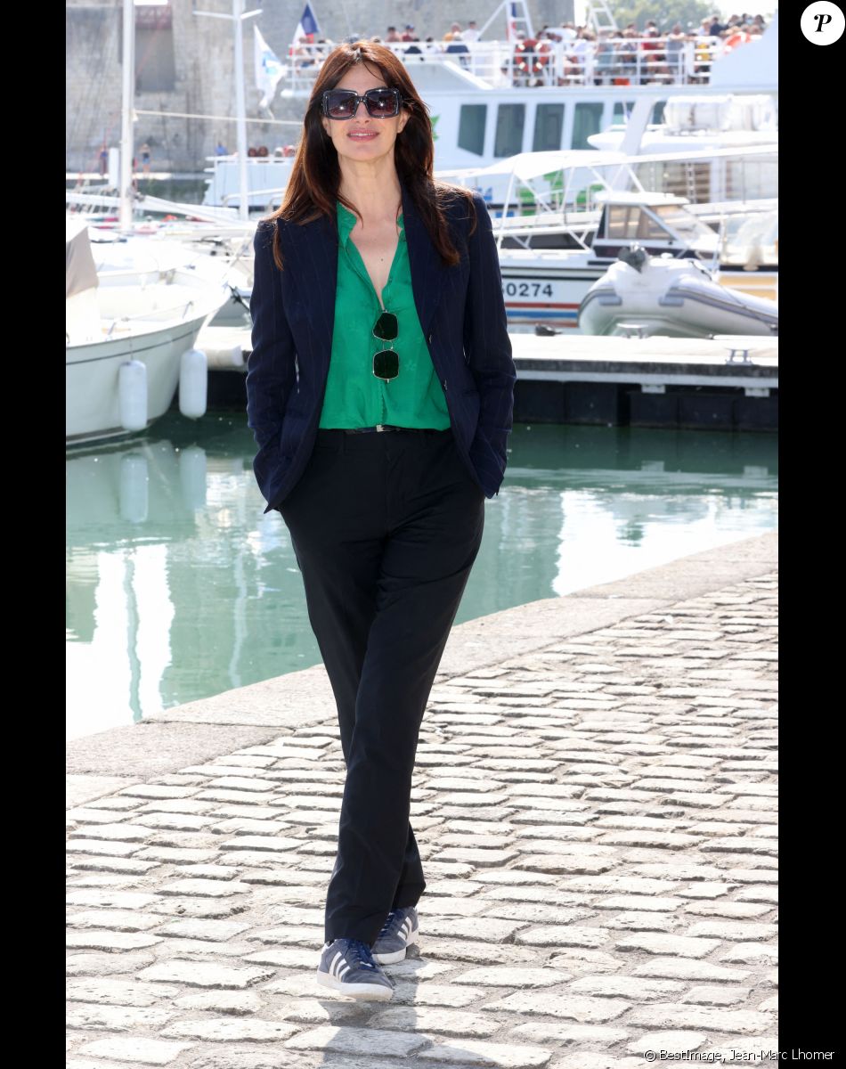 Héléna Noguerra du téléfilm "La dernière partie" - Photocall lors du Festival de la Fiction de La Rochelle. Le 16 septembre 2021 © Jean-Marc Lhomer / Bestimage
