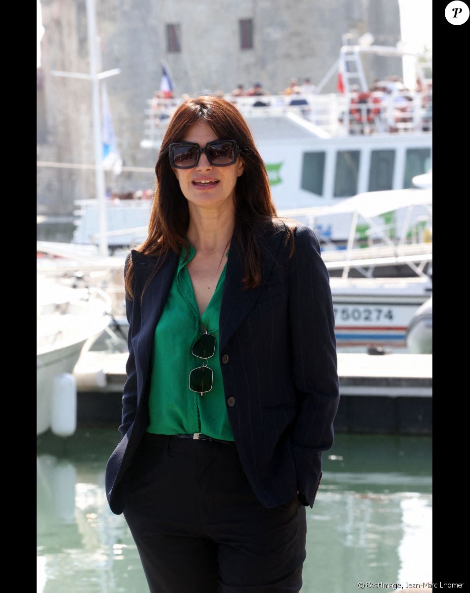 Héléna Noguerra du téléfilm "La dernière partie" - Photocall lors du Festival de la Fiction de La Rochelle. Le 16 septembre 2021 © Jean-Marc Lhomer / Bestimage