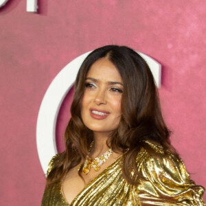Salma Hayek - Première du film "House Of Gucci" à Londres, le 9 novembre 2021.