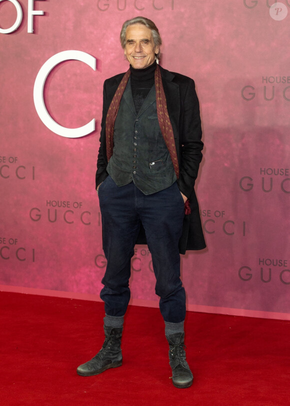 Jeremy Irons - Première du film "House Of Gucci" à Londres, le 9 novembre 2021.