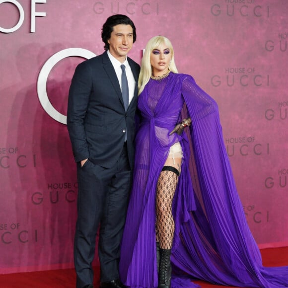 Adam Driver, Lady Gaga - Première du film "House Of Gucci" à Londres, le 9 novembre 2021.