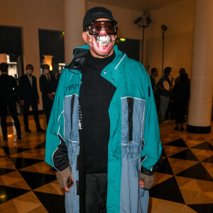 JoeyStarr (Joey Starr) au front row du défilé de mode Lanvin lors de la la Fashion Week printemps/été 2022 à Paris, France, le 3 octobre 2021. © Veeren Ramsamy-Christophe Clovis/Bestimage 
