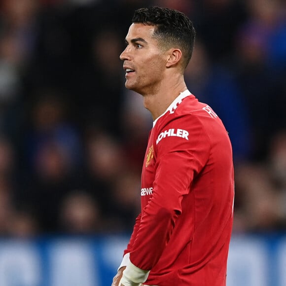 Cristiano Ronaldo - Match de Ligue Des Champions "Manchester United - Atalanta Bergame (3-2)" au stade Old Trafford à Manchester, le 20 octobre 2021.