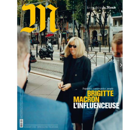 Brigitte Macron en couverture du magazine M du monde - 12 novembre 2021