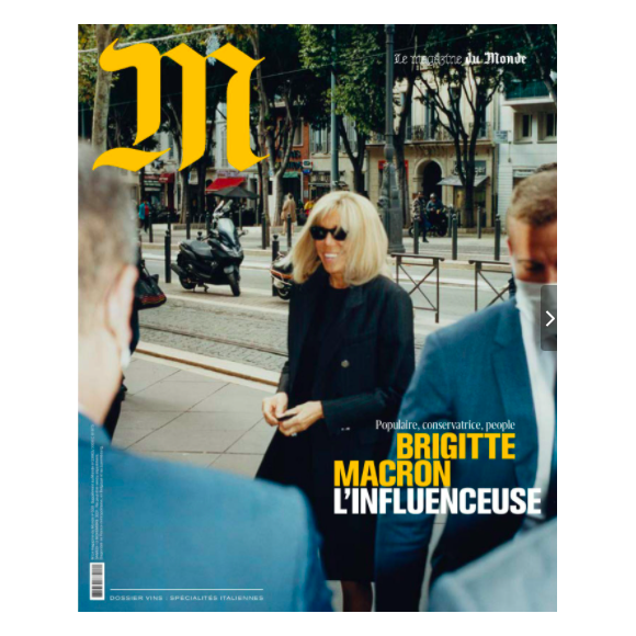 Brigitte Macron en couverture du magazine M du monde - 12 novembre 2021