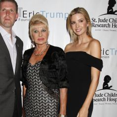 Ivana Trump et ses enfants Eric Trump et Ivanka Trump lors du 8ème tournoi de golf annuel Eric Trump au Trump National Golf Club Westchester au Briarcliff Manor à New York, le 15 septembre 2014.