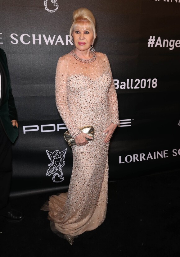 Ivana Trump à la soirée "Angel Ball 2018" à New York. Le 22 octobre 2018