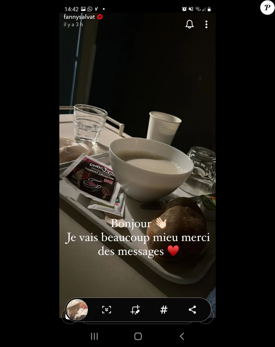 Fanny Salvat des "Marseillais" hospitalisée.