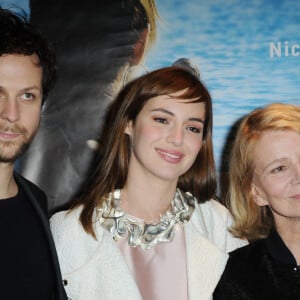 Pierre Rochefort, Louise Bourgoin, Nicole Garcia - Avant-première du film "Un beau dimanche" au cinéma Gaumont Capucines à Paris, le 3 février 2014.