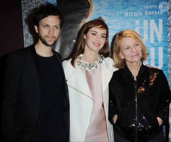 Pierre Rochefort, Louise Bourgoin, Nicole Garcia - Avant-première du film "Un beau dimanche" au cinéma Gaumont Capucines à Paris, le 3 février 2014.