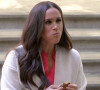 Meghan Markle tourne une caméra cachée dans l'émission "The Ellen Show" à Los Angeles.