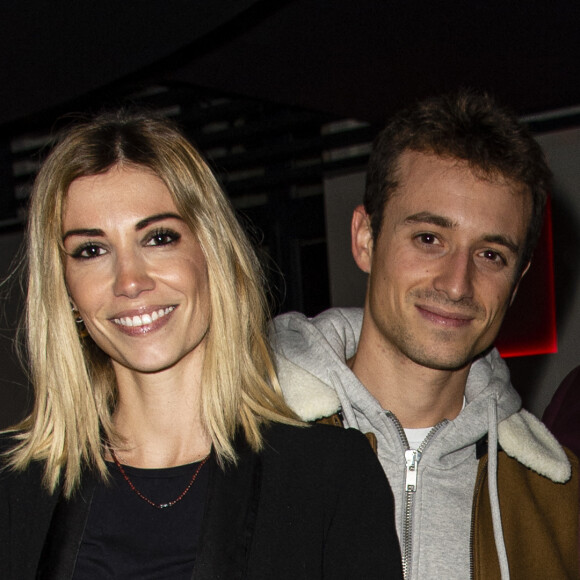 Exclusif - Alexandra Rosenfeld (Miss France 2006) et son compagnon Hugo Clément - Soirée de lancement du livre de Rio Mavuba "Capitaine de ma vie.  © Pierre Perusseau/Bestimage