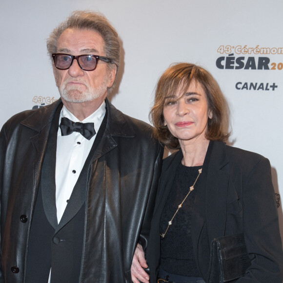 Eddy Mitchell, Muriel Bailleul - Arrivées lors de la 43ème cérémonie des Cesar à la salle Pleyel à Paris, le 2 mars 2018. © Dominique Jacovides - Olivier Borde / Bestimage 