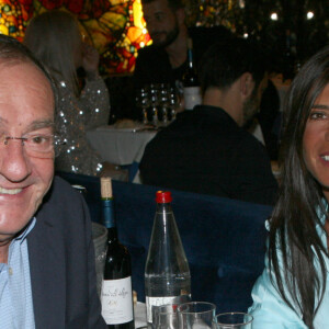 Exclusif - Jean-Pierre Pernaut et sa femme Nathalie Marquay - Soirée au Don Camilo pour le lancement du clip "Radio Aktébo" de l'association Aktebo au profit des enfants malades à Paris le 17 septembre 2019. © JLPPA/Bestimage