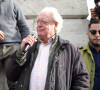 Charles Gave lors de la manifestation de Génération Identitaire place Denfert Rochereau à Paris le 20 février 2021.