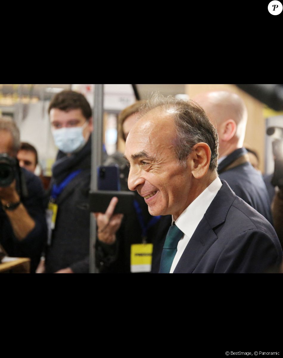 Eric Zemmour au salon du Made in France au parc des Expositions de la porte de Versailles à Paris, France, le 14 novembre 2021.