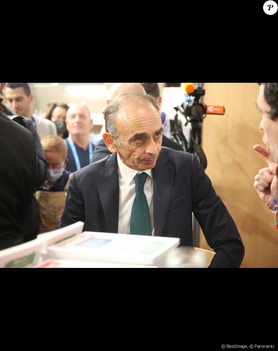 Eric Zemmour au salon du Made in France au parc des Expositions de la porte de Versailles à Paris, France, le 14 novembre 2021.