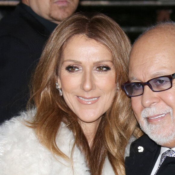 Céline Dion et son mari René Angélil arrivent à l'enregistrement de l'émission "Vivement dimanche" au studio Gabriel à Paris, le 13 novembre 2013.