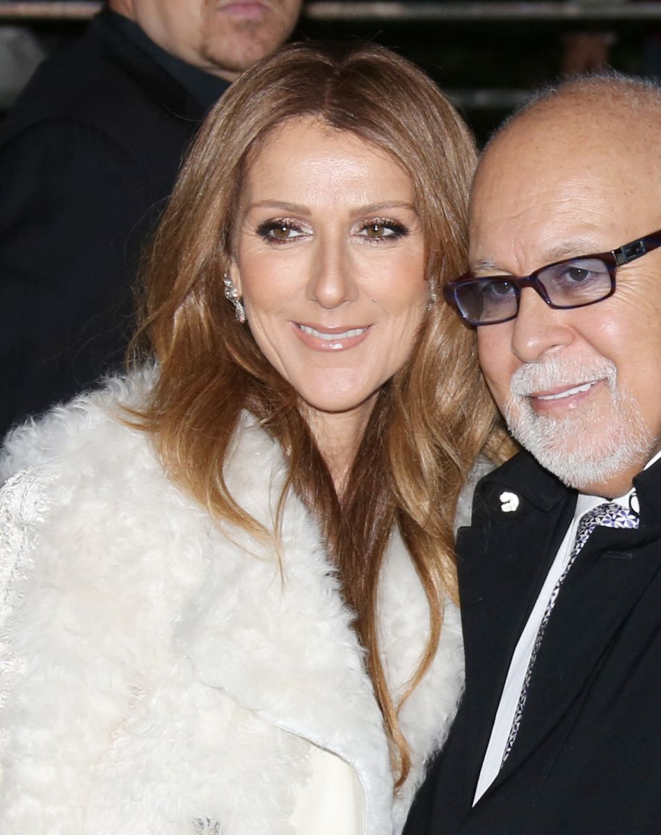 Céline Dion et son mari René Angélil arrivent à l'enregistrement de l'émission "Vivement dimanche" au studio Gabriel à Paris, le 13 novembre 2013.