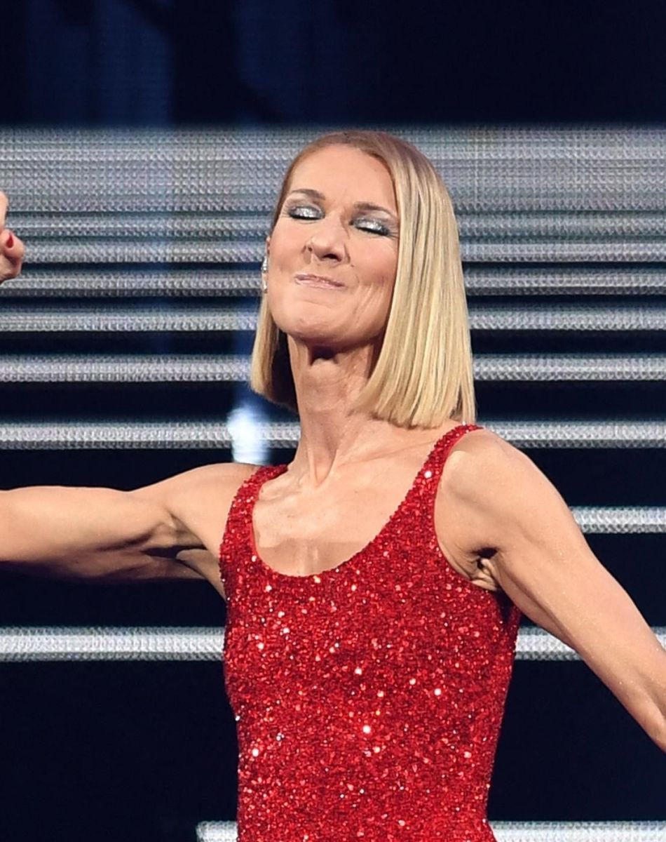 Céline Dion en concert à l'American Airlines Arena dans le cadre de sa tournée "Courage World Tour" à Miami, le 17 janvier 2020.