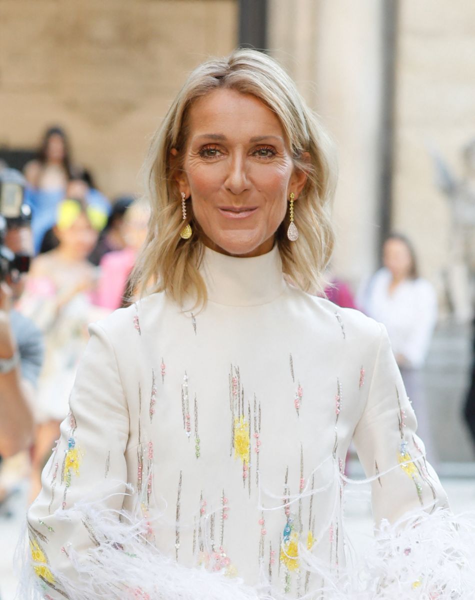 Céline Dion arrive au défilé Haute Couture Valentino collection Automne-Hiver 2019/20 à l'hôtel Salomon de Rothschild à Paris, France, le 3 juillet 2019. © Veeren-ClovisBestimage