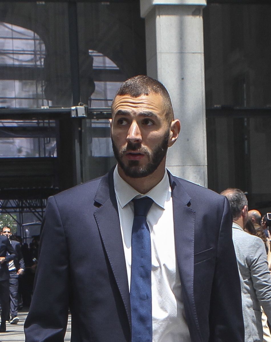 Karim Benzema - L'équipe du Real Madrid reçue à la mairie de Madrid après avoir remporté le 33e titre du Real en Liga à Madrid le 22 mai 2017