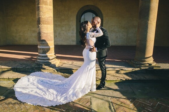 Kim Kardashian et son mari Kanye West en mai 2014.