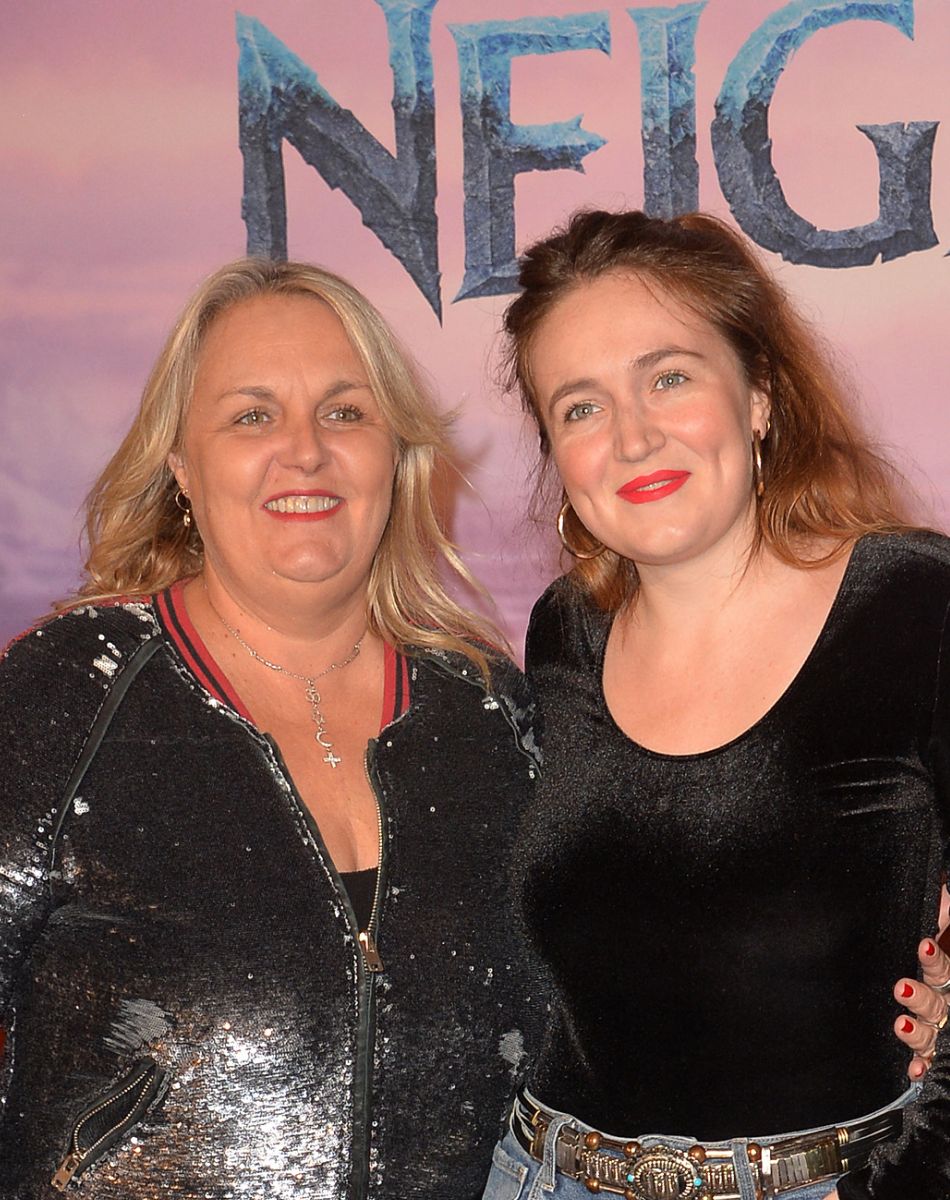Valérie Damidot et sa fille Roxane Damidot - Projection exceptionelle de "La Reine des Neiges 2" au Grand Rex à Paris, le 13 novembre 2019. © Veeren Ramsamy/Bestimage