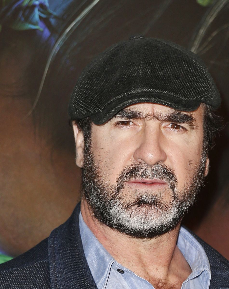 Eric Cantona - Avant-première du film d'animation "Le voyage d'Arlo" au Grand Rex à Paris