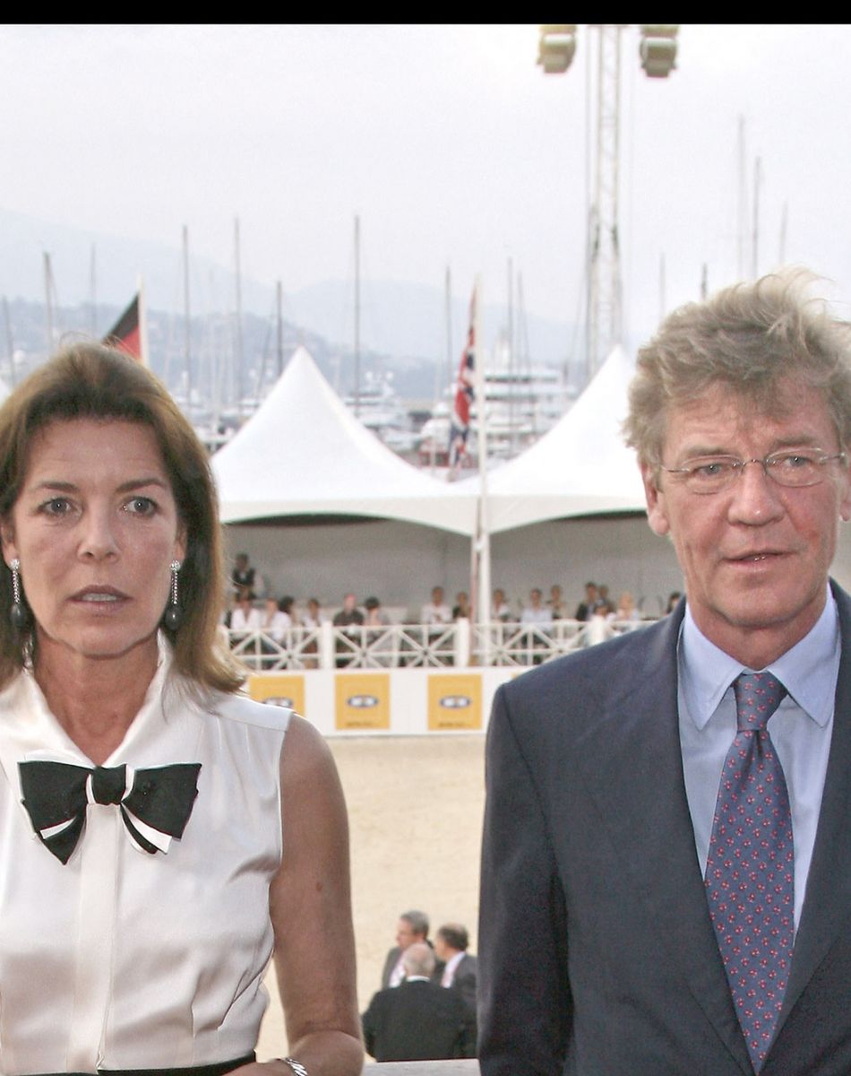 Caroline de Monaco et le prince Ernst August de Hanovre au Jumping International de Monaco en 2009.