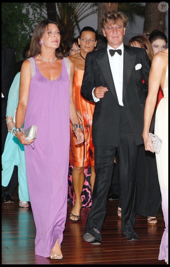 Caroline de Monaco et le prince Ernst August de Hanovre au bal de la Croix-Rouge de Monaco en 2008.