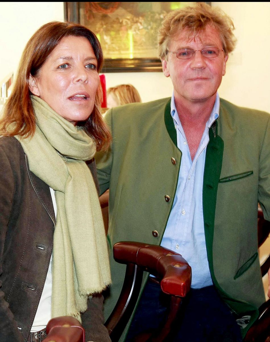 Caroline de Monaco et le prince Ernst August de Hanovre à Salzbourg en 2008.