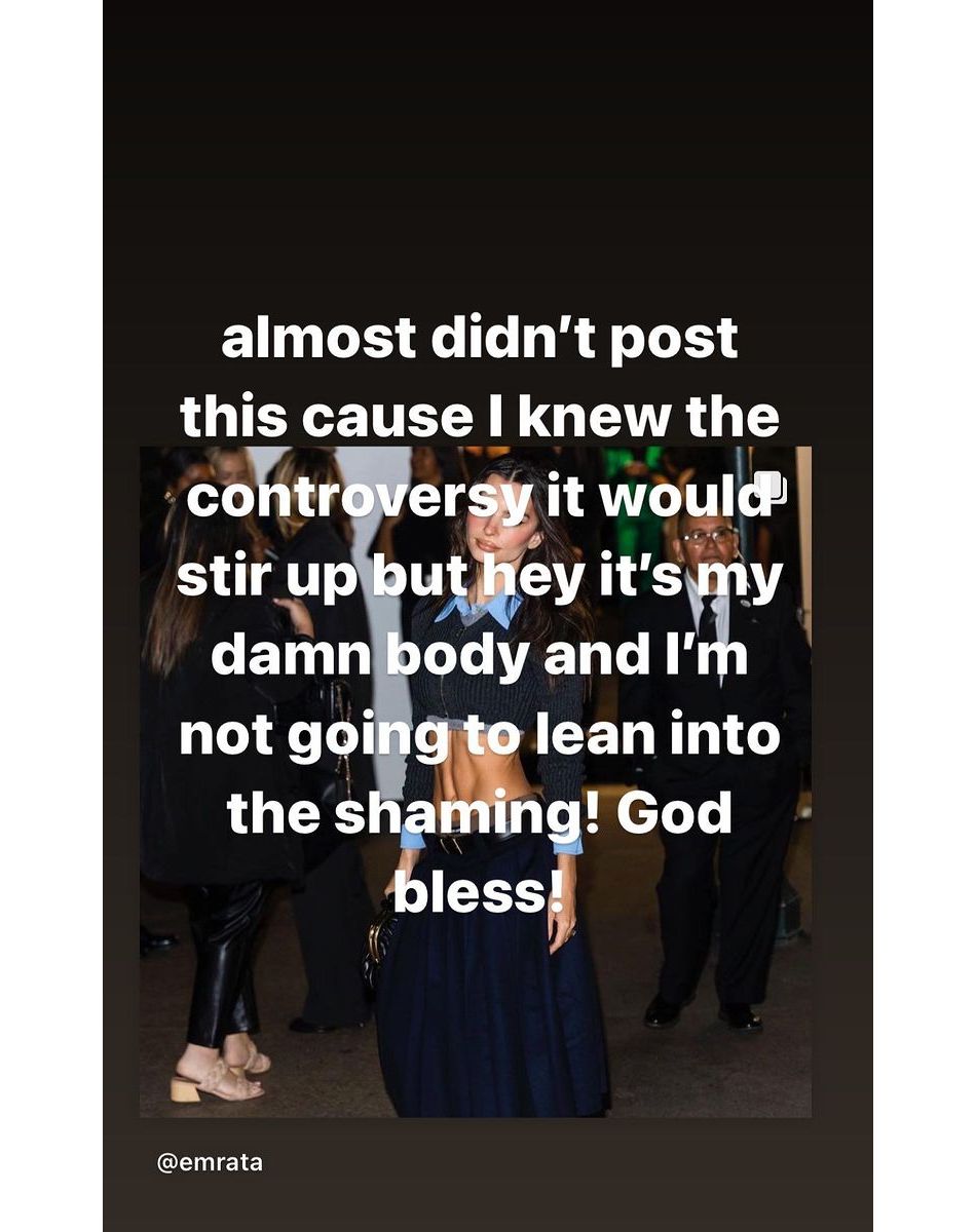 Emily Ratajskowski sur Instagram.