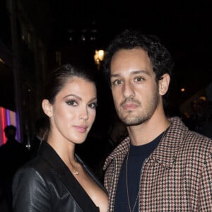 Iris Mittenaere, son compagnon Diego El Glaoui - Frontrow lors du défilé Etam Live Show à Paris le 29 septembre 2020. © Pool Agence/Bestimage 