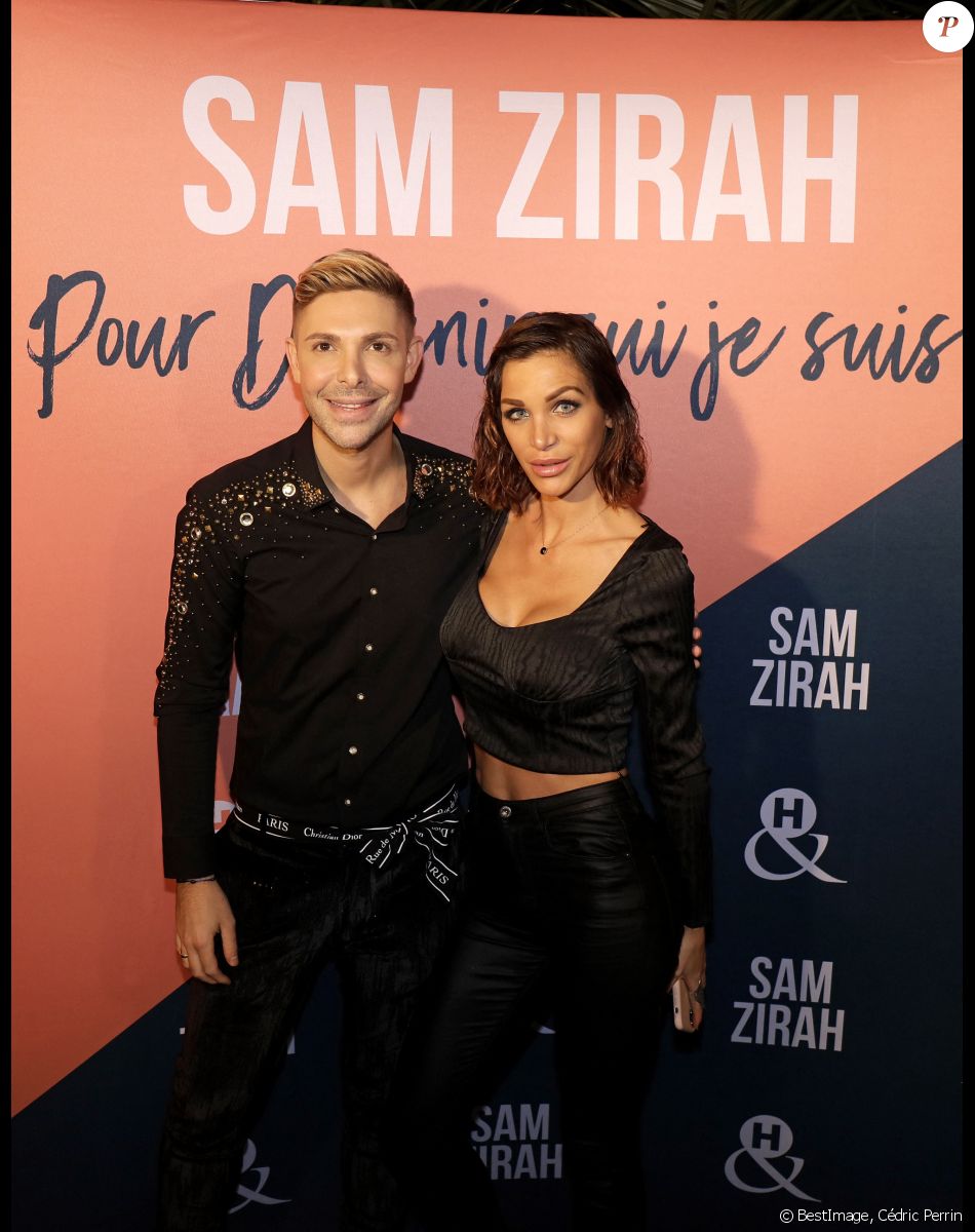 Sam Zirah, Julia Paredes - Sortie du livre du Youtubeur Sam Zirah "Pour devenir qui je suis" à la Villa Beaumarchais à Paris. Le 5 novembre 2019 © Cédric Perrin / Bestimage