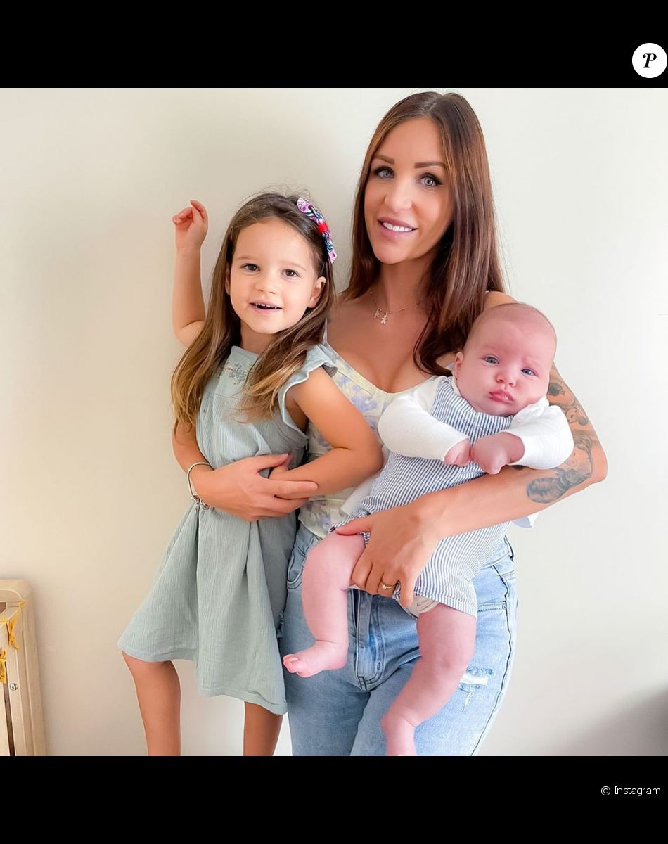 Julia Paredes heureuse aux côtés de ses enfants Luna et Vittorio