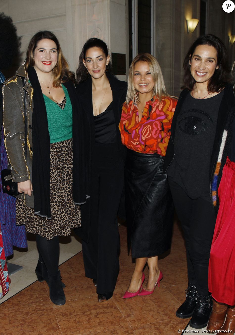 Sheryfa Luna Et Youssoupha En Couple Exclusif - Charlotte Gaccio, Sheryfa Luna, Séverine Ferrer et Marie Fugain  - Showcase du spectacle La Voie des Femmes, mis en scène Séverine Ferrer à  la Mairie - Purepeople