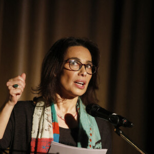 Exclusif - Marie Fugain - Showcase du spectacle "La Voie des Femmes", mis en scène Séverine Ferrer à la Mairie du 3eme de Paris. © Denis Guignebourg / Bestimage 