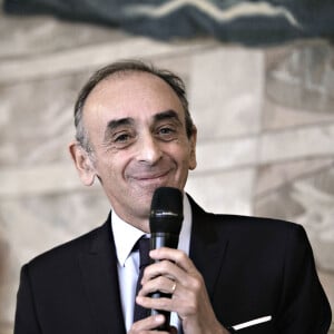 Portrait de Eric Zemmour à Paris lors d'une intervention au Cercle de l'Union interalliée le 18 novembre 2021.