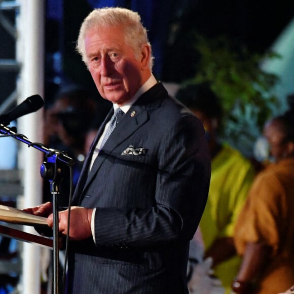 Le prince Charles, prince de Galles, Sandra Mason nouvelle présidente de la Barbade - Le prince Charles, prince de Galles assiste à la cérémonie d'investiture présidentielle en présence de Rihanna à Heroes Square à Bridgetown à la Barbade le 29 novembre 2021.