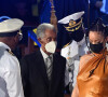 Garfield Sobers et Rihanna - Le prince Charles, prince de Galles assiste à la cérémonie d'investiture présidentielle en présence de Rihanna à Heroes Square à Bridgetown à la Barbade le 29 novembre 2021.