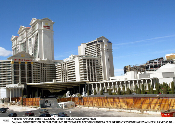 Construction du Colosseum de Las Vegas
