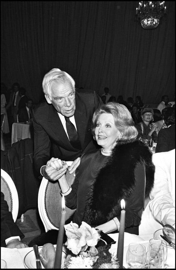 Lee Marvin et Arlène Dahl au Festival de Deauville en 1983.