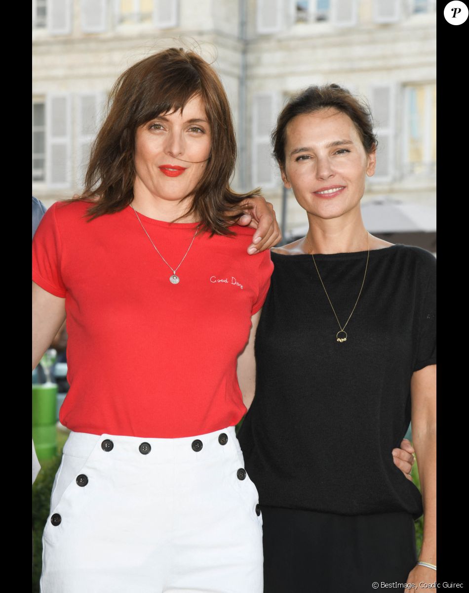 Valérie Donzelli et Virginie Ledoyen lors de la 12ème édition du festival du Film Francophone d'Angoulême, France, le 23 août 2019. © Coadic Guirec/Bestimage